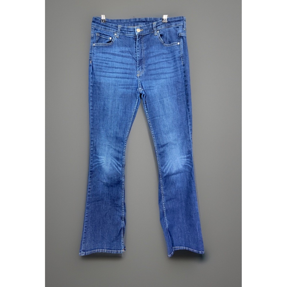 Blue Jeans‎ Women's Size 12 Flared Leg High Waist Stretch Unbranded
